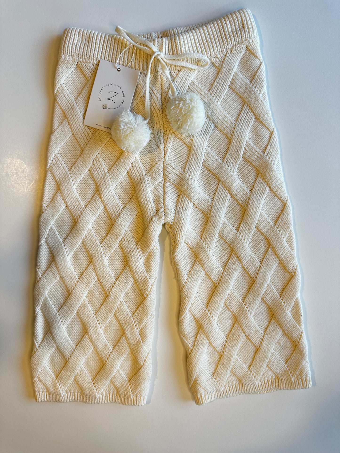 Off White Cloud Knit Set